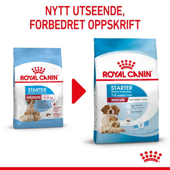 Royal Canin Medium Starter tørrfôr til hund og valp