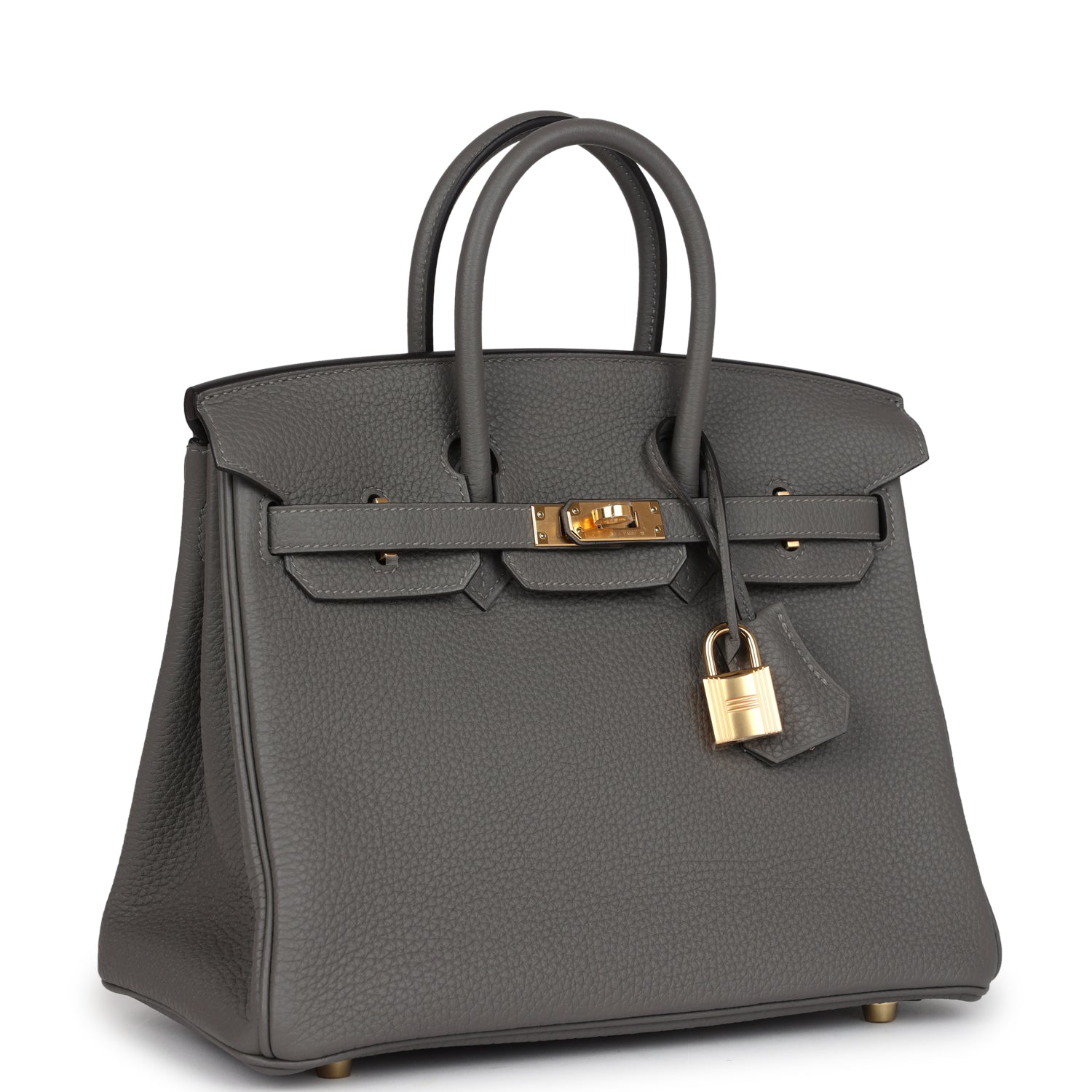 Birkin 25 Gris Meyer Togo Gold Hardware