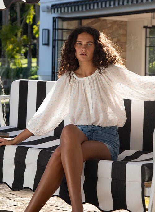 Open Drape Shell Blouse