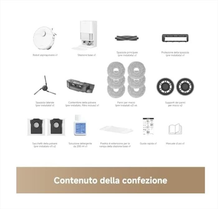 DREAME - Robot Aspirapolvere DREL10SU3 L10S-Bianco