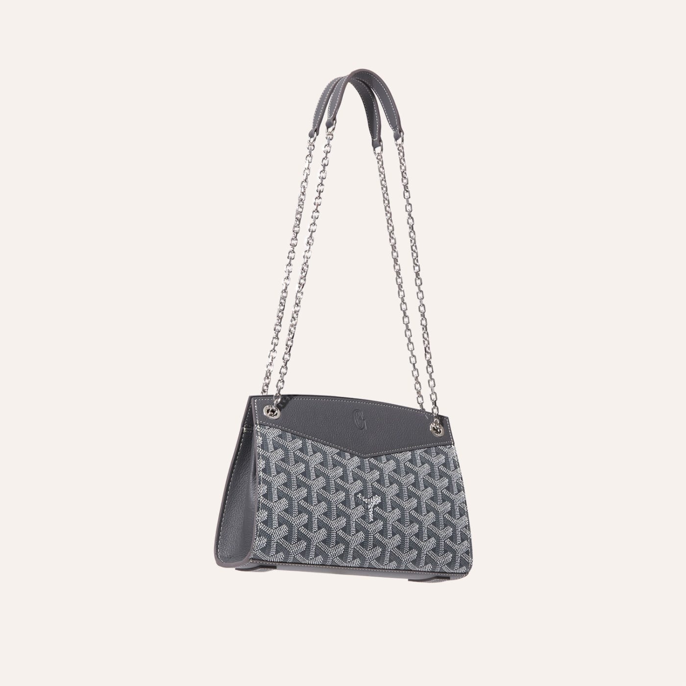 Rouette Structure Mini Bag Grey