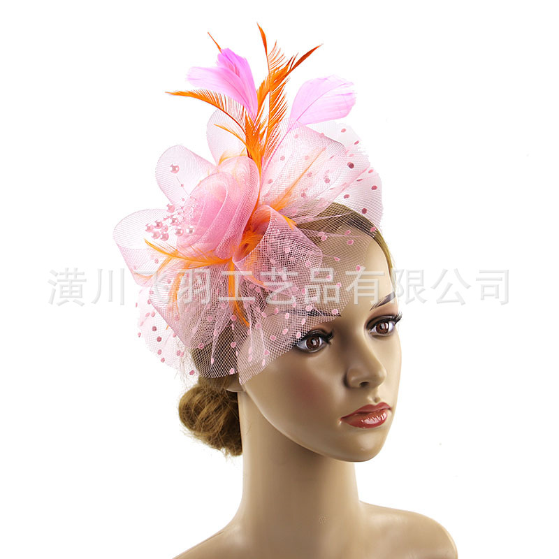 Feather hairband headdress