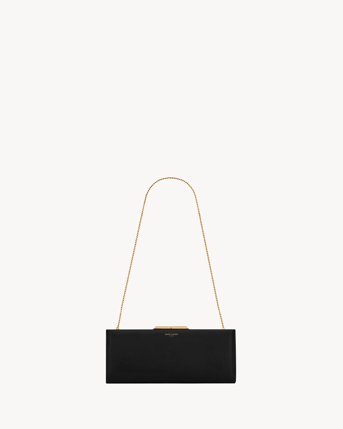 Midnight Small Clutch In Smooth Leather