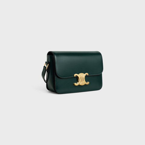 TEEN TRIOMPHE BAG IN SHINY CALFSKIN AMAZONE