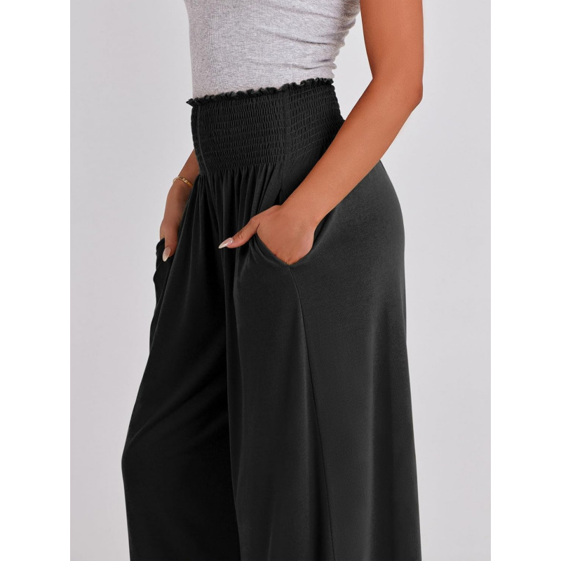 Women Palazzo Pants Summer Boho Wide Leg