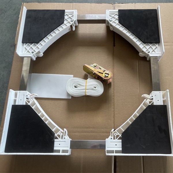 Washing machine dryer combined household laminated frame chassis telescopic adjustment seat frame thickened refrigerator bracket