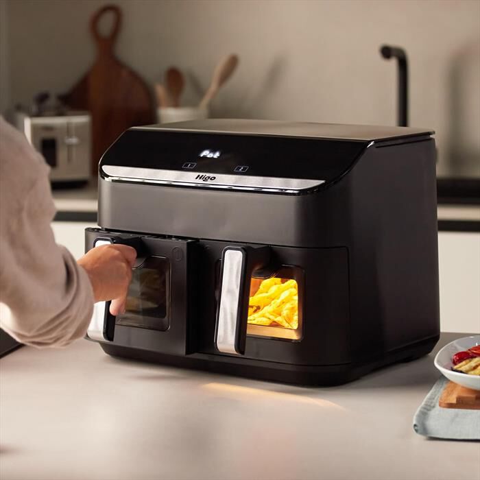 HIGO - Friggitrice ad aria con doppio cestello FA-81
