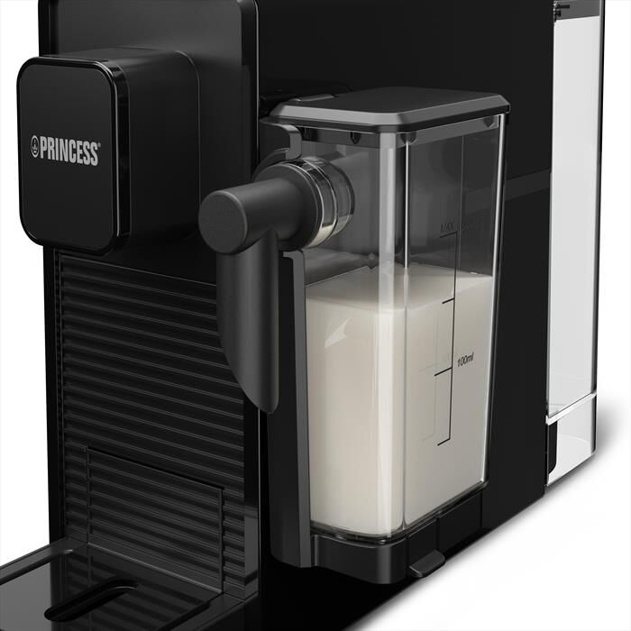 PRINCESS - MACCHINA CAFFÈ CAPSULE NESPRESSO E LATTE PRO-Nero / Plastica