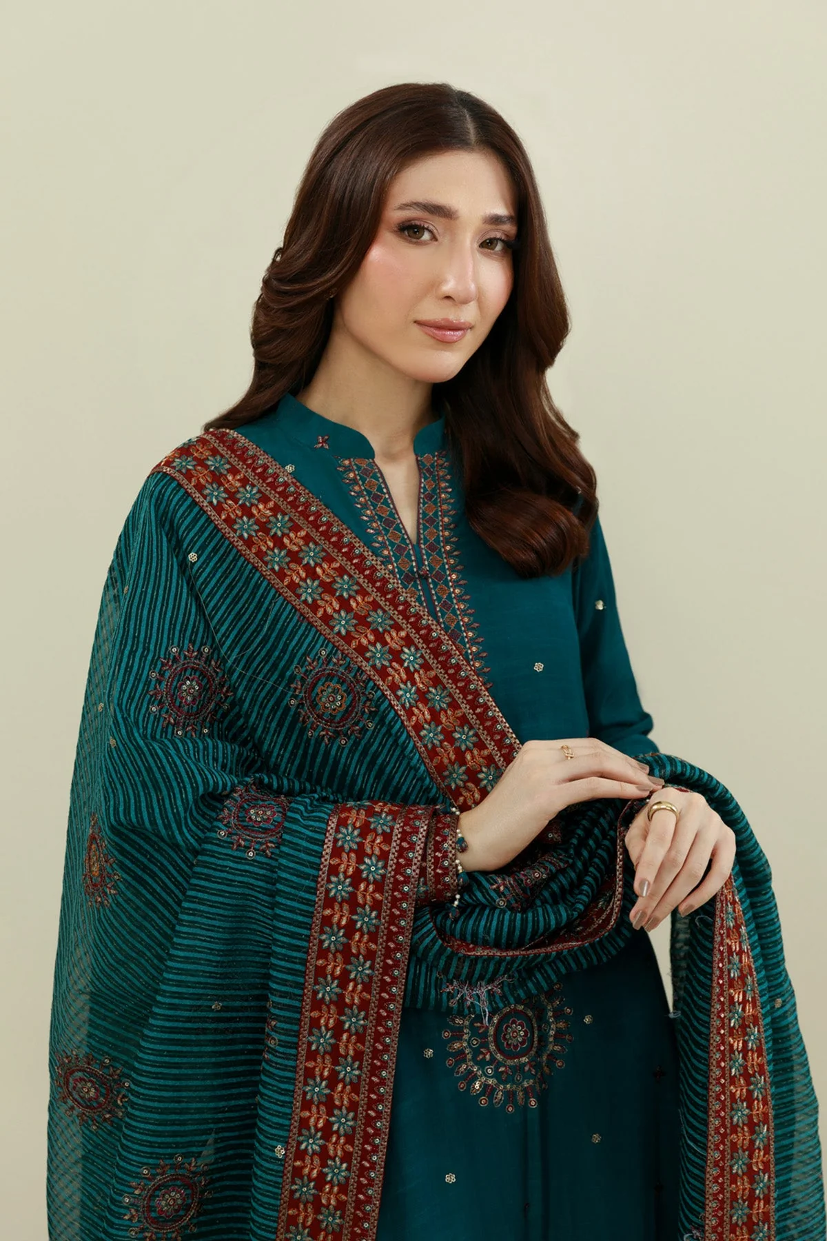 RAW SILK | EMBROIDERED