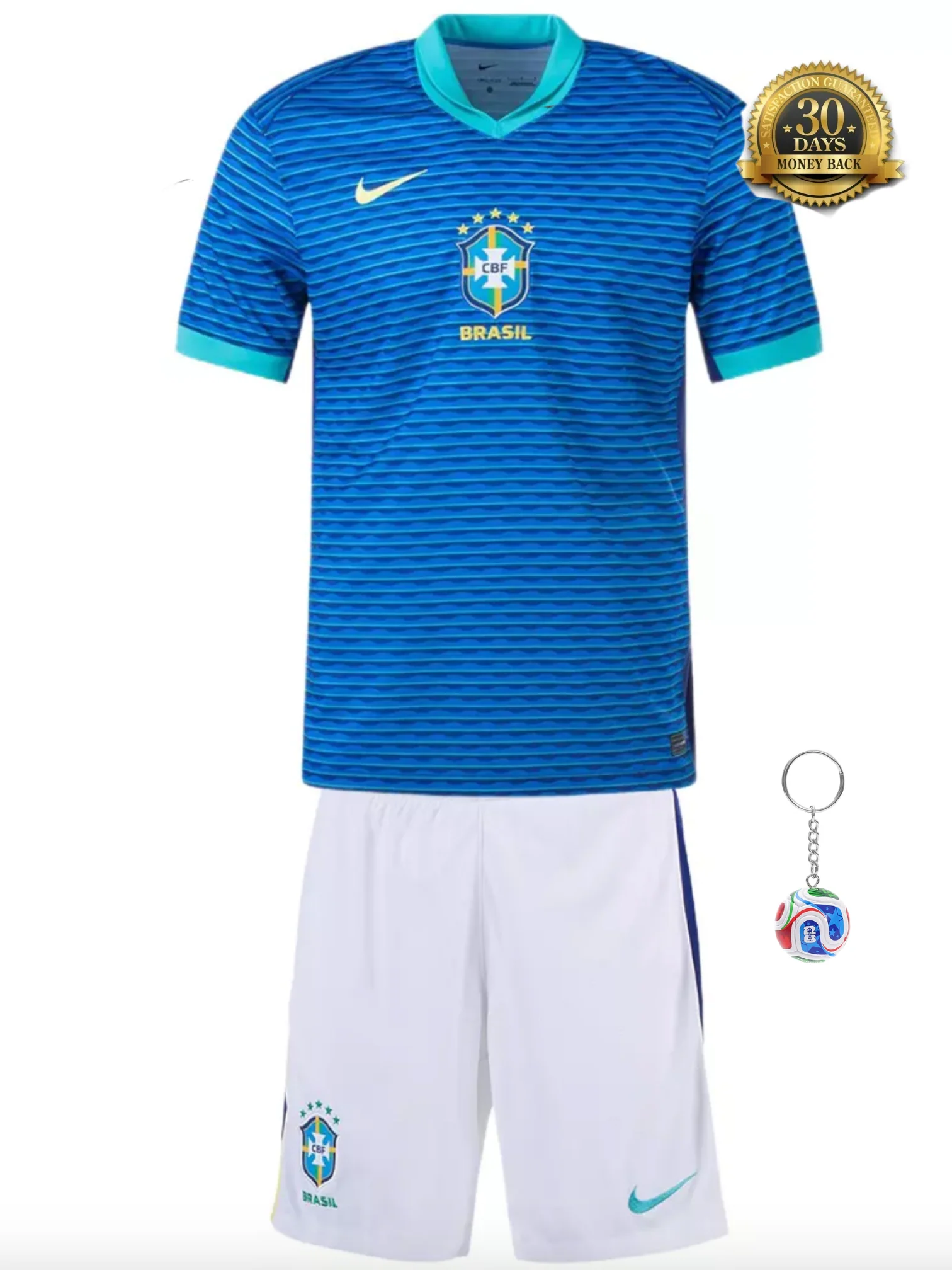 Kids Brazil Away Kit 2024/2025