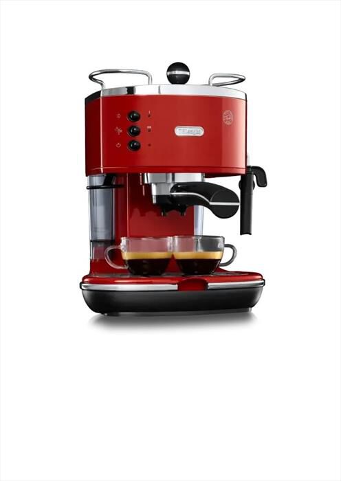DE LONGHI - ICONA VINTAGE ECO 311.R MACCHINA DA CAFFÈ MANUALE-Rosso