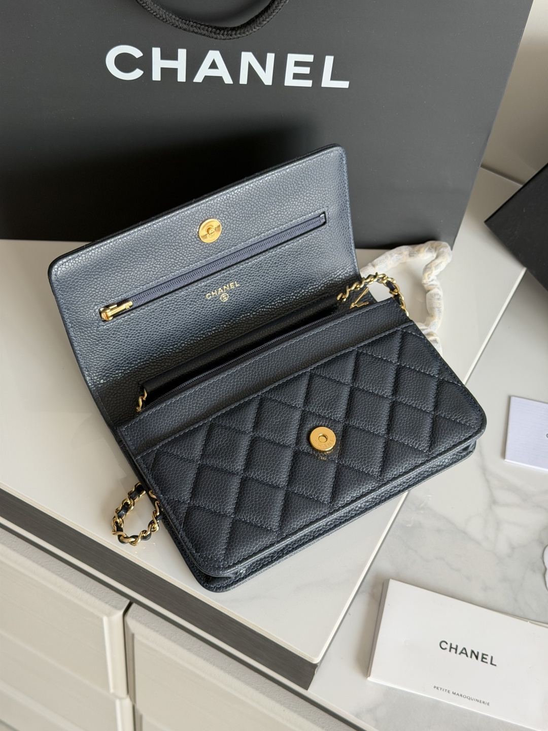 25C/26C Wallet On Chain（Dark Gray-Blue） - Mocuir