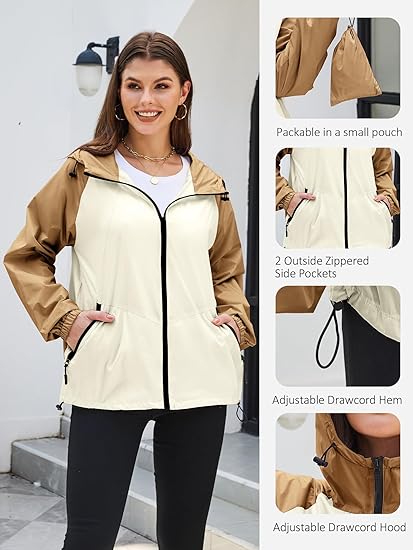 Lightweight Rain Jacket Women