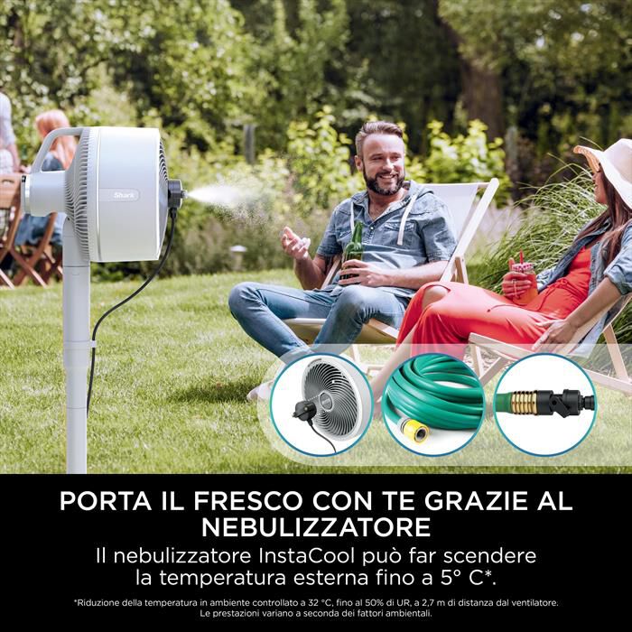 SHARK - Ventilatore a piantana FLEXBREEZE FA220EU-Bianco