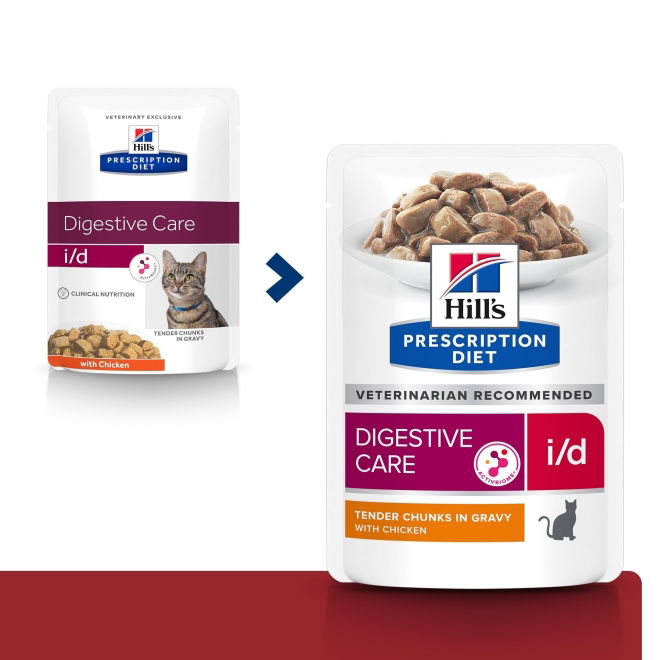Hill's Prescription Diet Feline i/d Digestive Care Chicken 12x85 g