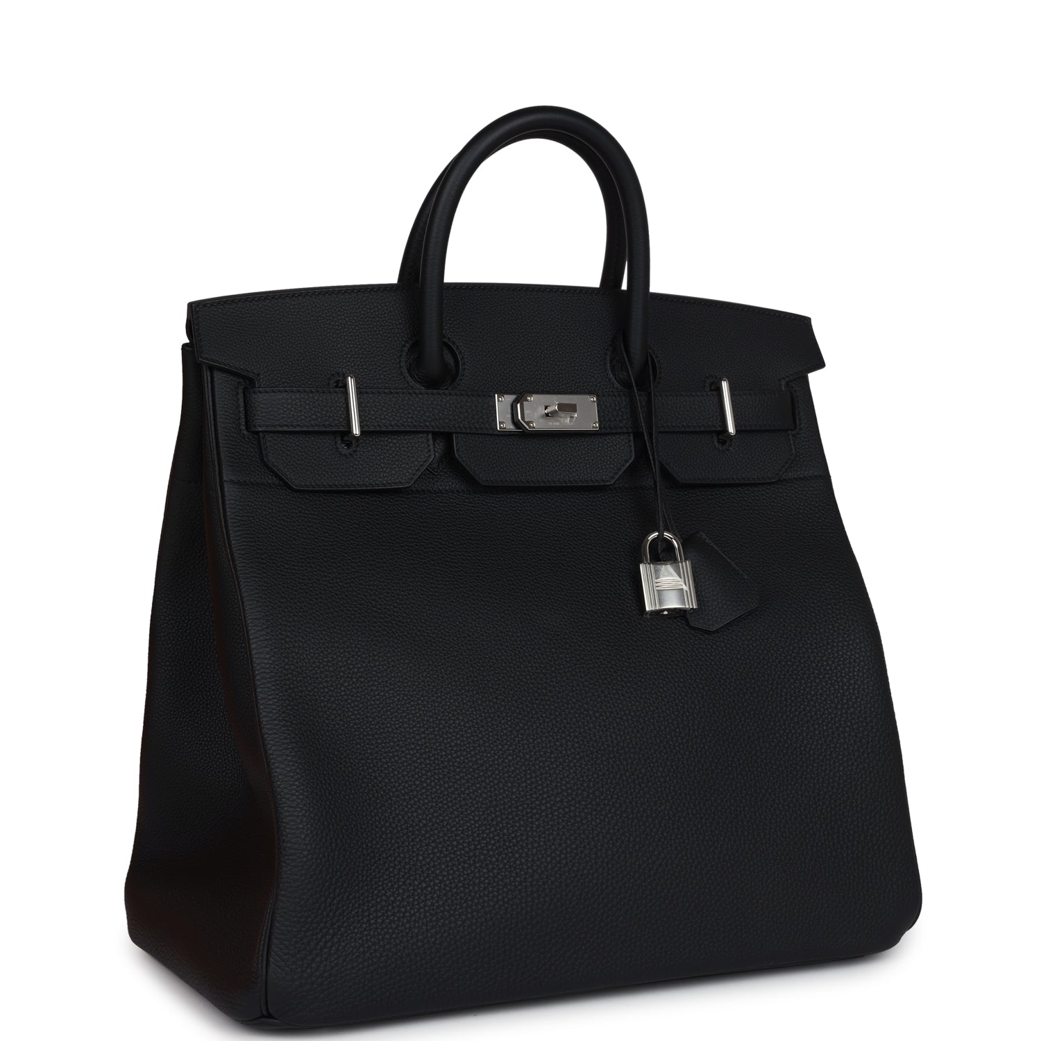 HAC Birkin 40 Black Togo Palladium Hardware