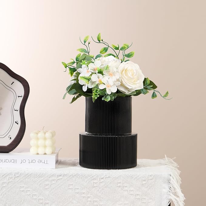 VASEA Amber Glass Vase