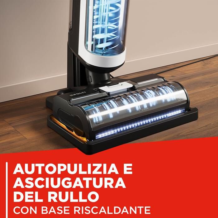 POLTI - Lavapavimenti ROLLYSTEAM WD10-bianco/nero