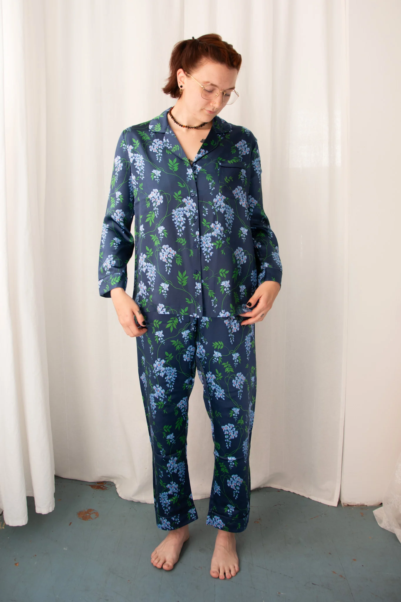The Cat's Pajamas Cascadia Silk Pajamas