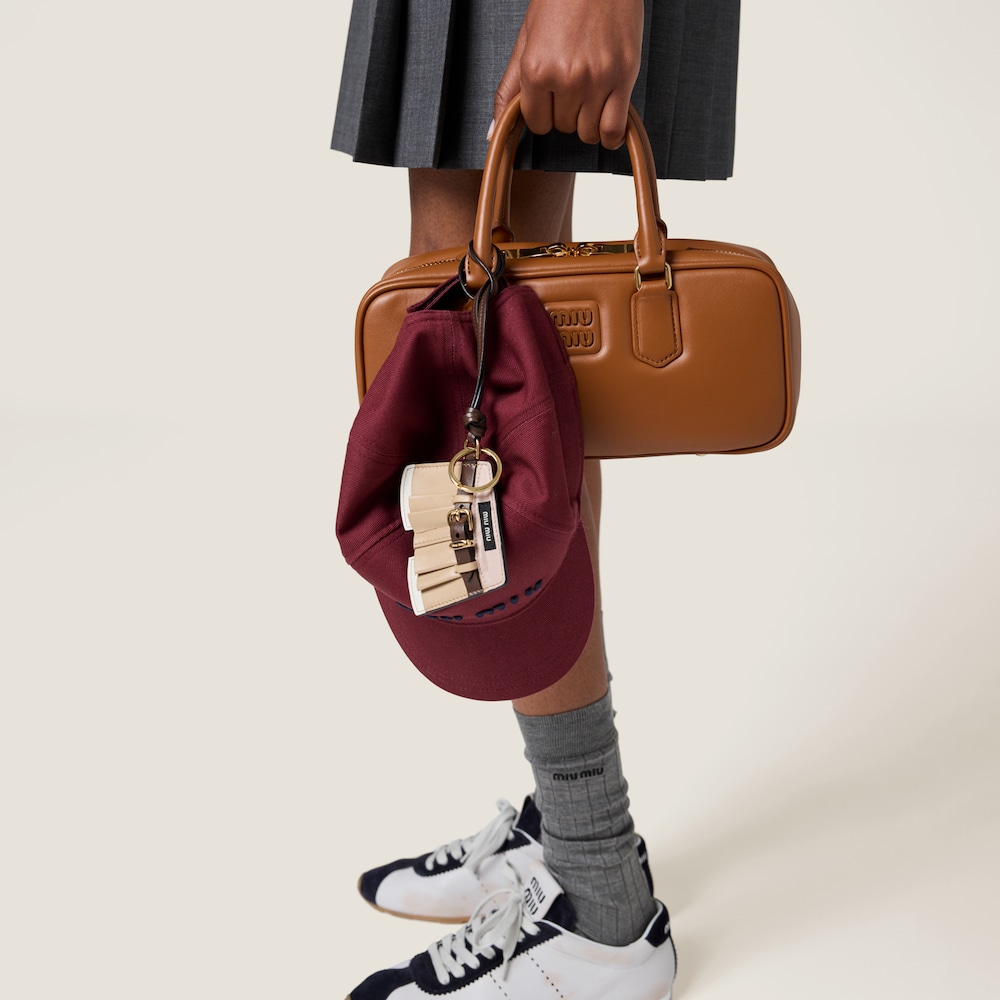 Large Arcadie leather bag