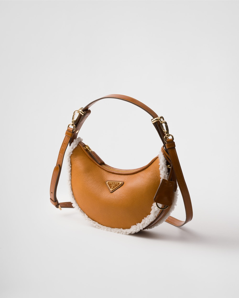 Arqu?? Small Shearling Shoulder Bag