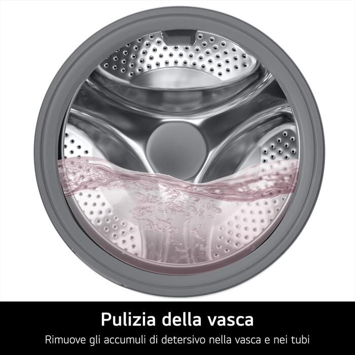 LG - Lavatrice Slim F4NA10S7NWK 7KG Classe A-White