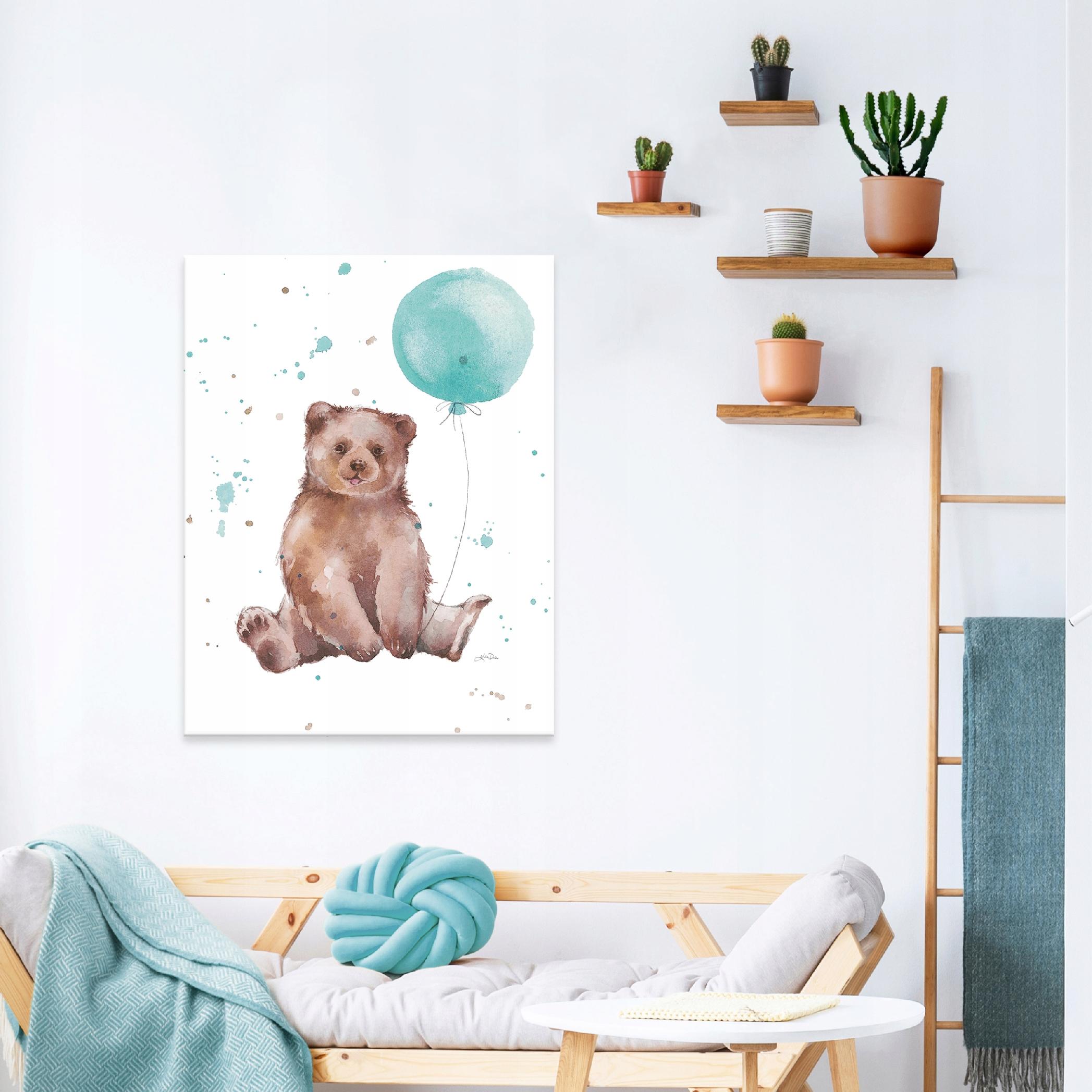 Picture for a child's room, bear, canvas, 60x40
