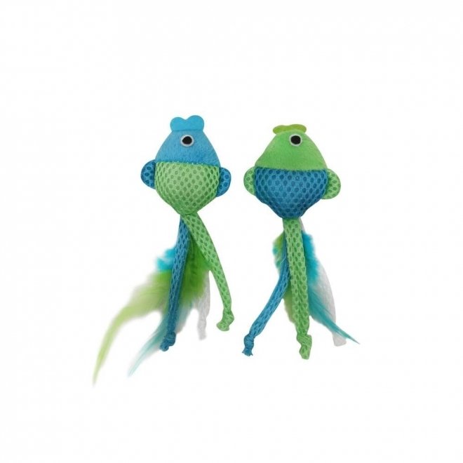Feline Clean Dental Mesh Flossy fish, 2-pakning