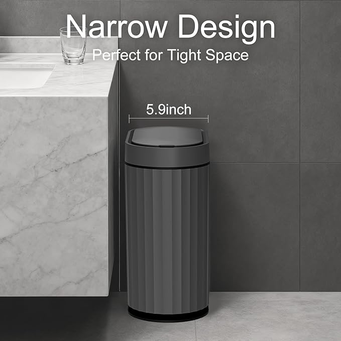SMARTTOSS Bathroom Motion Sensor Trash can