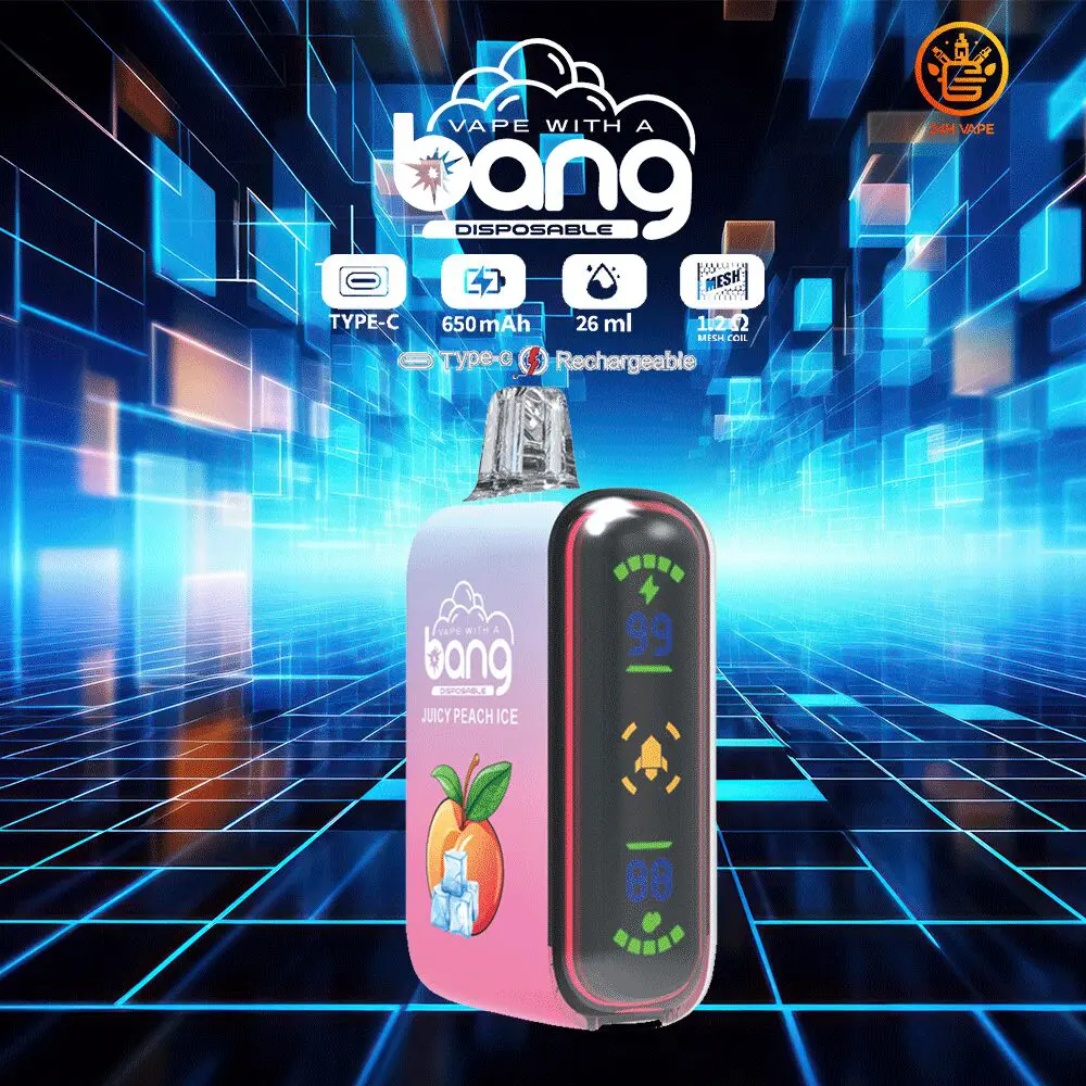 （3 pieces）Bang Rocket 18000 Puffs Dual Mesh Disposable Vape Electronic Cigarette Pod