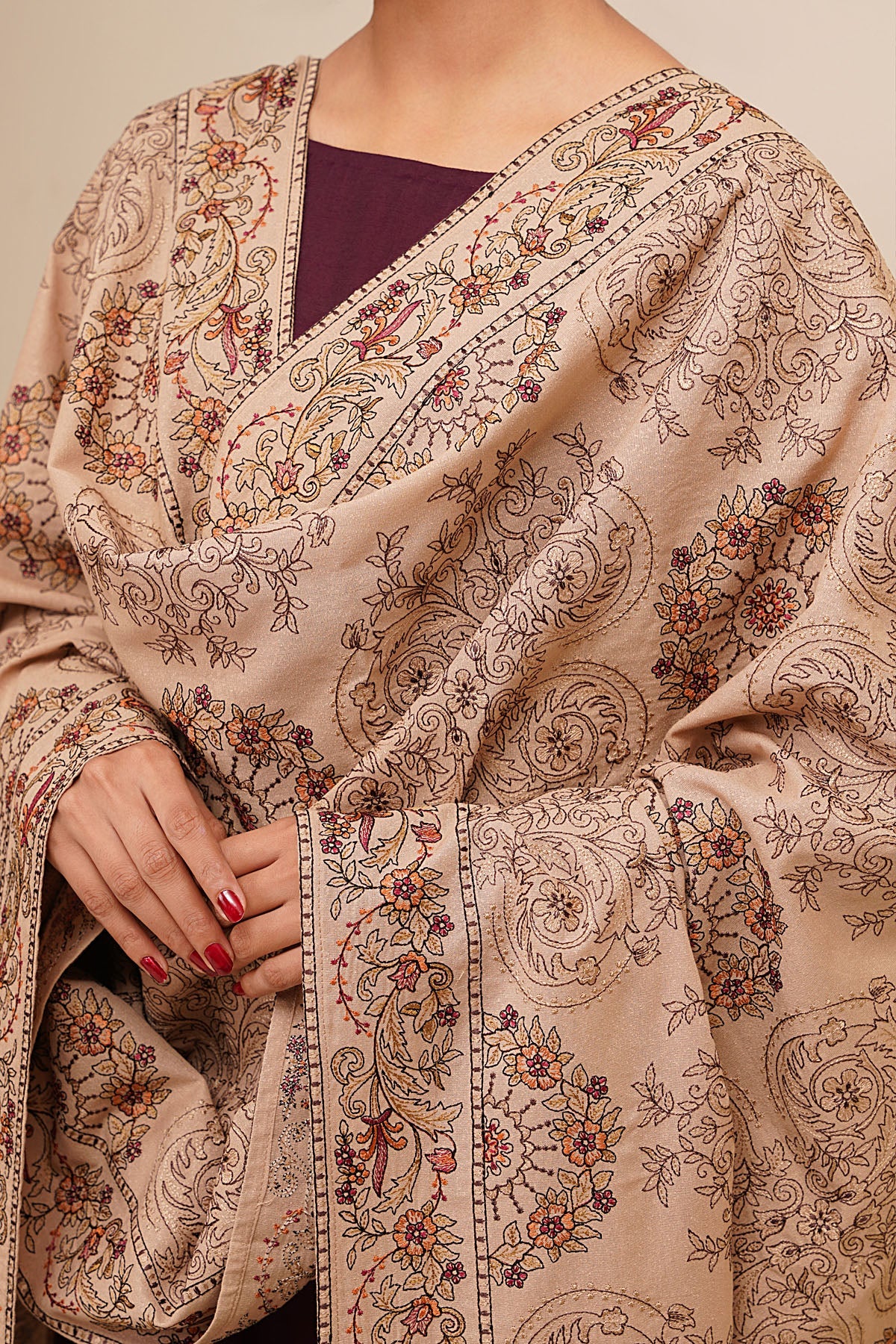 VISCOSE KARANDI  | EMBROIDERED