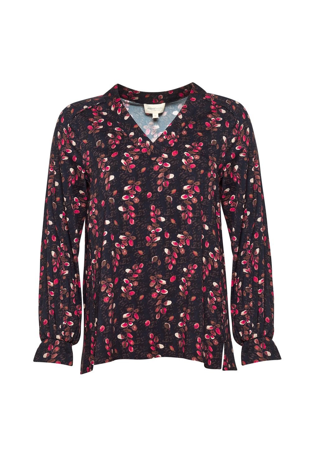 ‌Flex Piped V-Neck Top‌