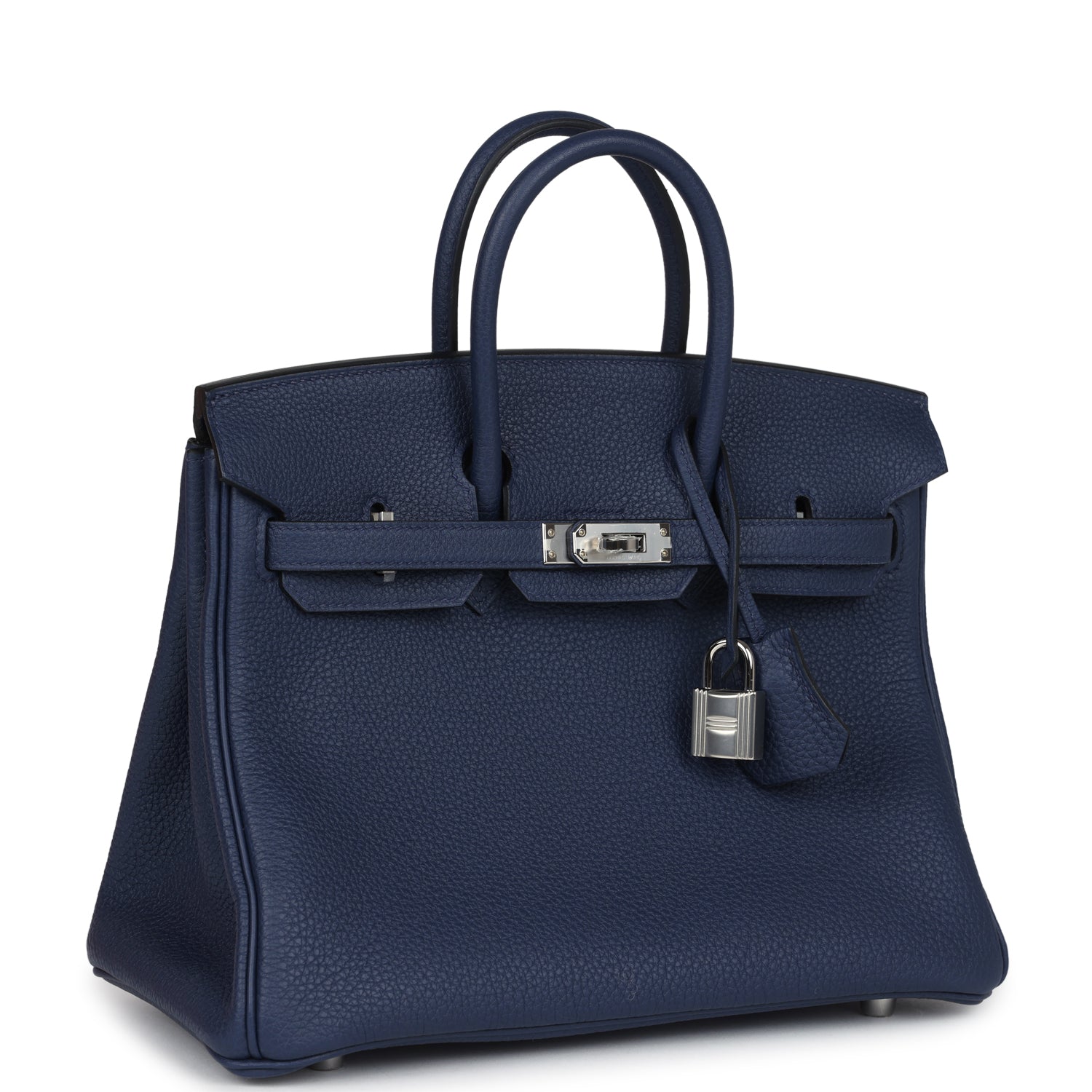 Birkin 25 Bleu Saphir Togo Palladium Hardware
