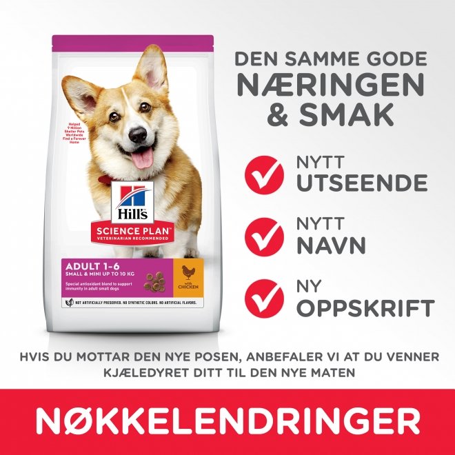 Hill's Science Plan Dog Adult Small & Mini Chicken
