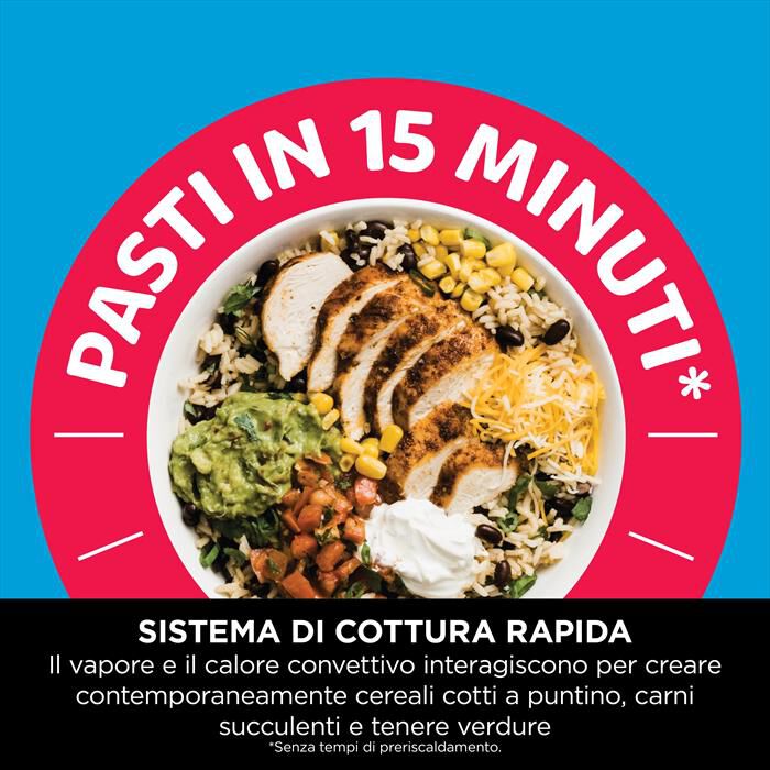 NINJA - Rapid cooker-friggitrice aria Speedi ON400EU-grigio