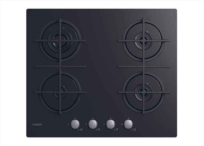 CANDY - Piano cottura a gas CVG6B 59,5 cm-Nero
