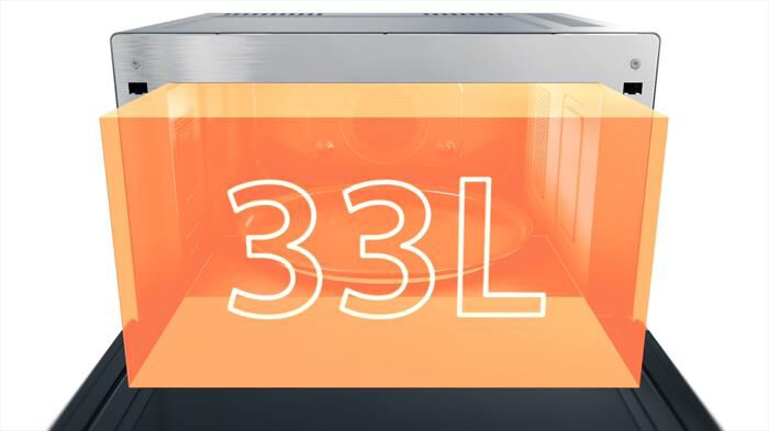 WHIRLPOOL - Forno microonde SUPREME CHEF MWP 337 SB-Nero, Argento