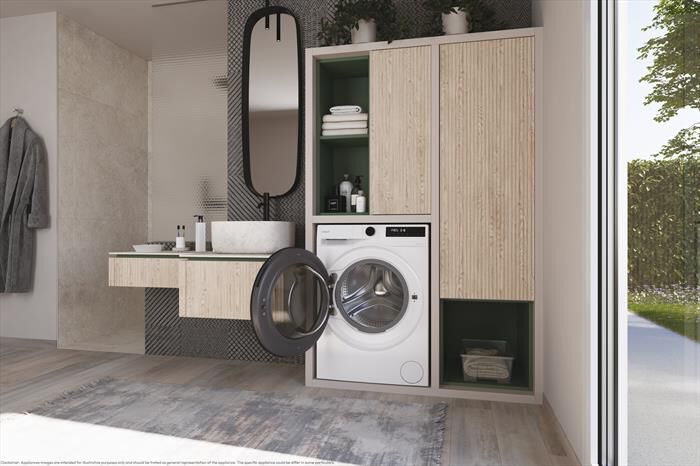 CANDY - Lavatrice BP 412BL8-S 12Kg Classe A-Bianco