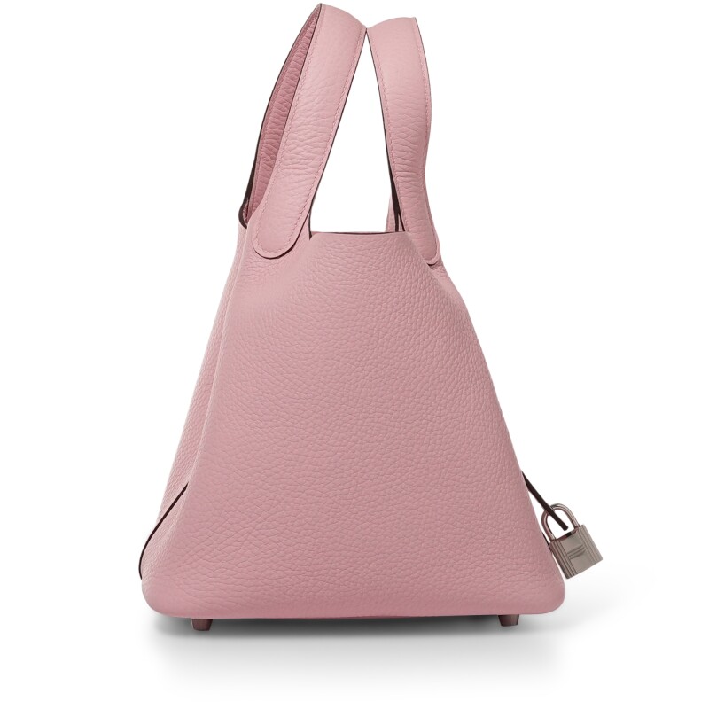 Rose Sakura Clemence Picotin Lock 18 Palladium Hardware