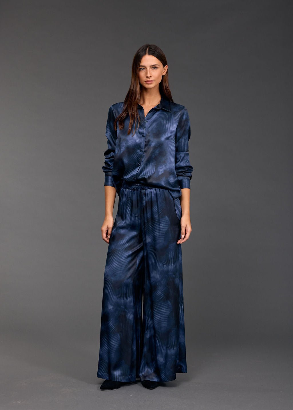 Printed Silk Lounge Pant‌