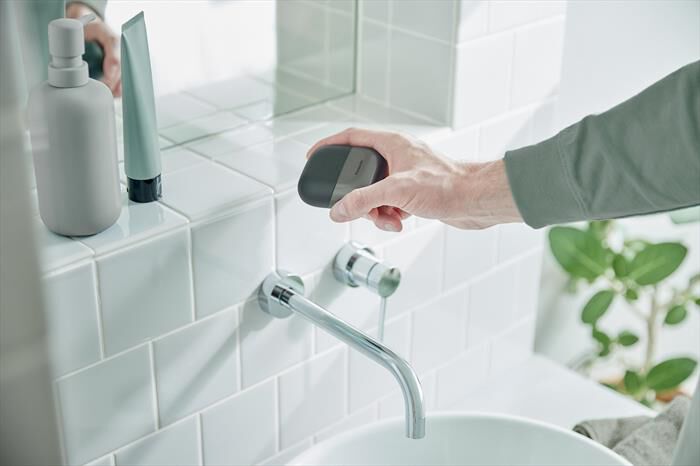 PANASONIC - Rasoio compatto 3 lame ES-CM3B-Nero/Silver