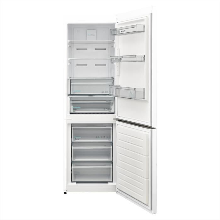 SHARP - Frigorifero combinato SJ-NBA21DMXWE Classe E 331lt-Bianco