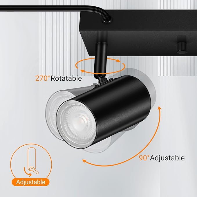 SPOTLUMINARA 5 Light Track Lighting Kit