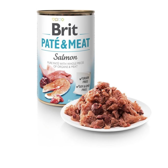 Brit Paté & Meat Salmon 400 g