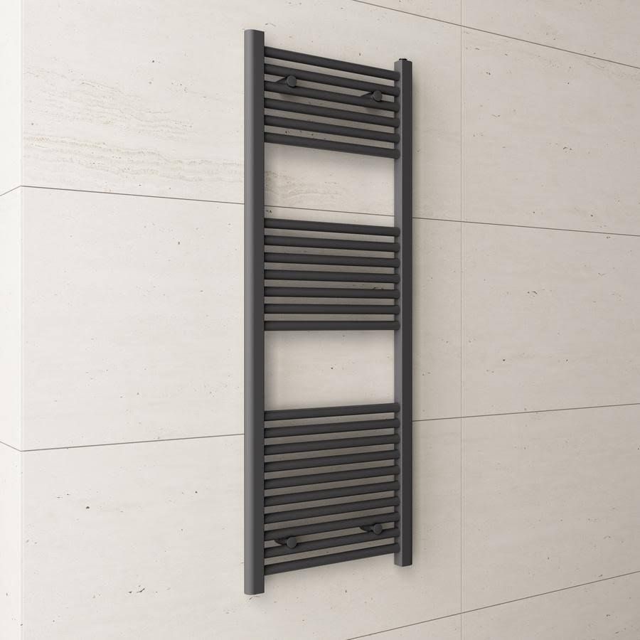 Termoarredo scaldasalviette 1200x450 antracite interasse 400 mm