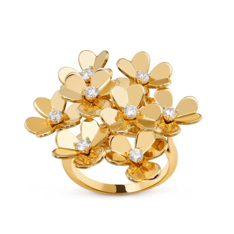 Frivole ring, 8 flowers