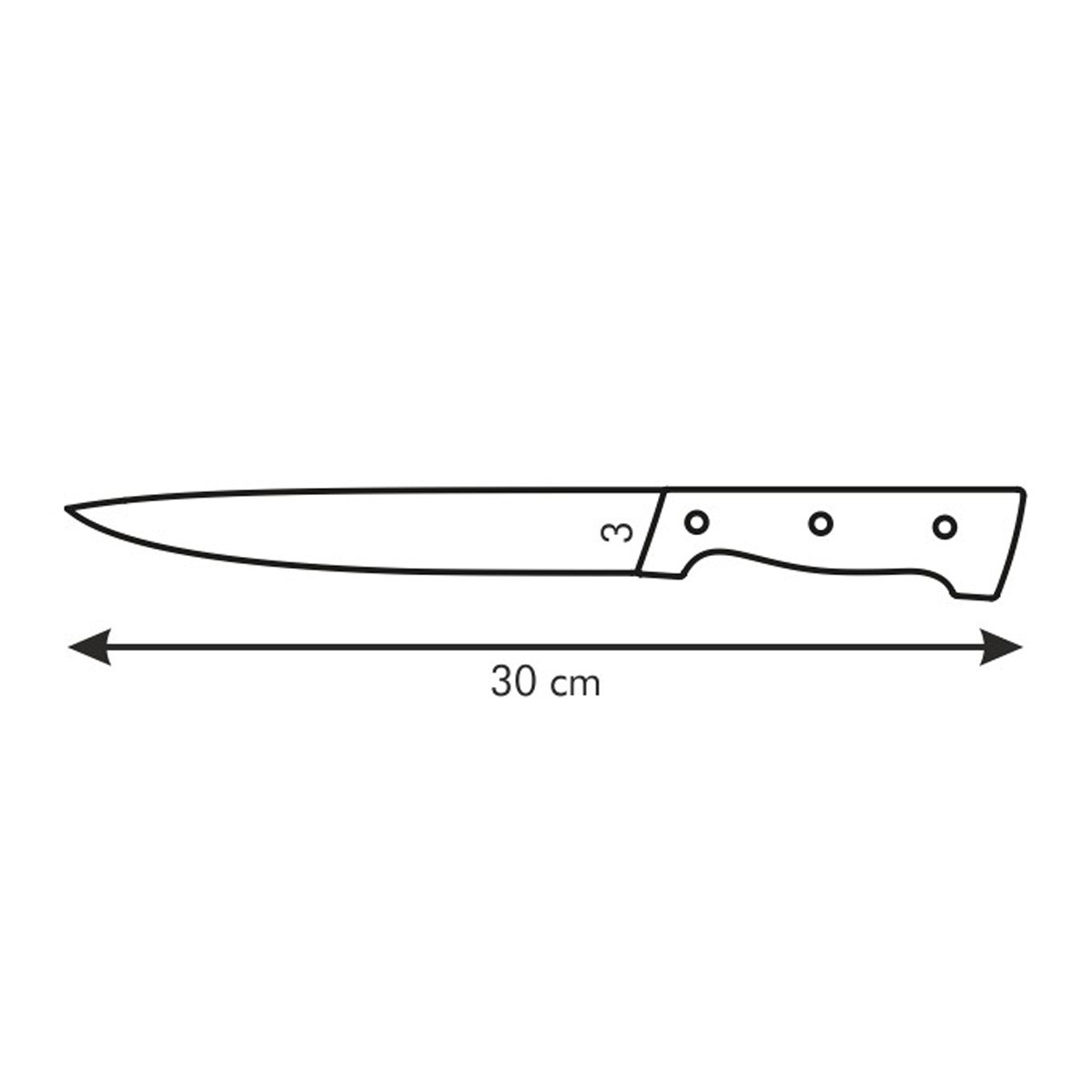 Nůž porcovací HOME PROFI 17 cm
