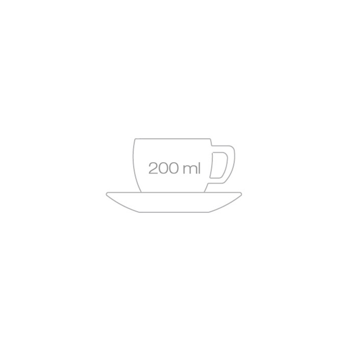 Šálek na cappuccino CREMA, s podšálkem