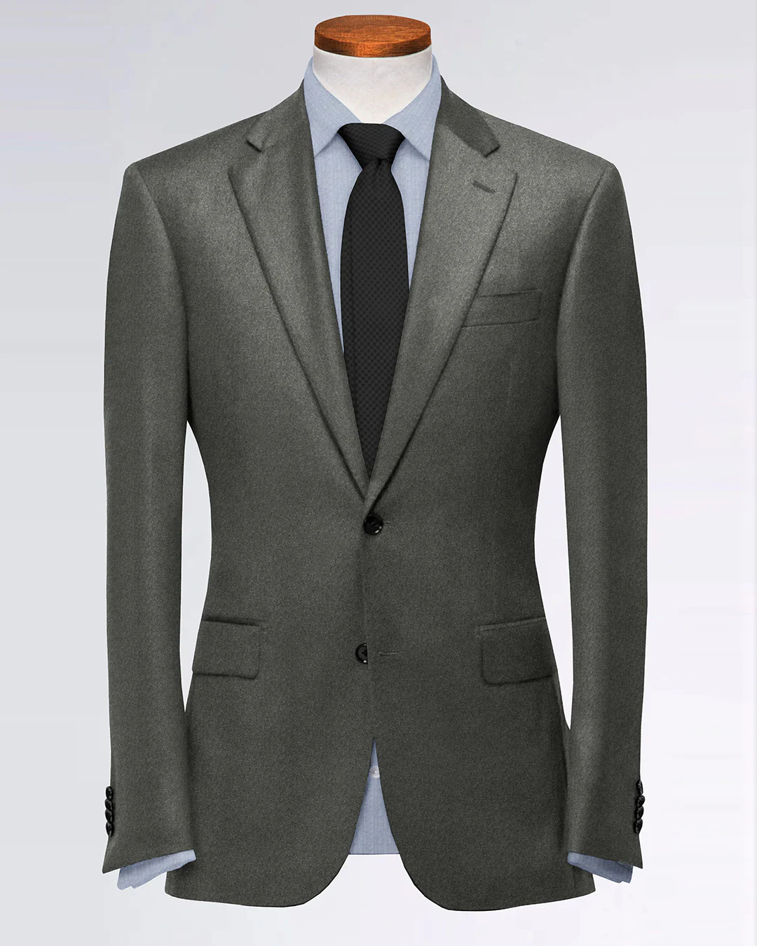 Dark Grey Flannel Suit