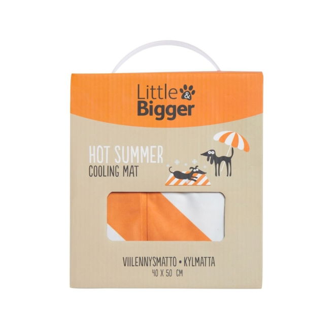 Little&Bigger HotSummer Kjølematte Stripete Orange
